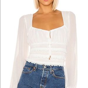 Free People Solid Lolita Blouse